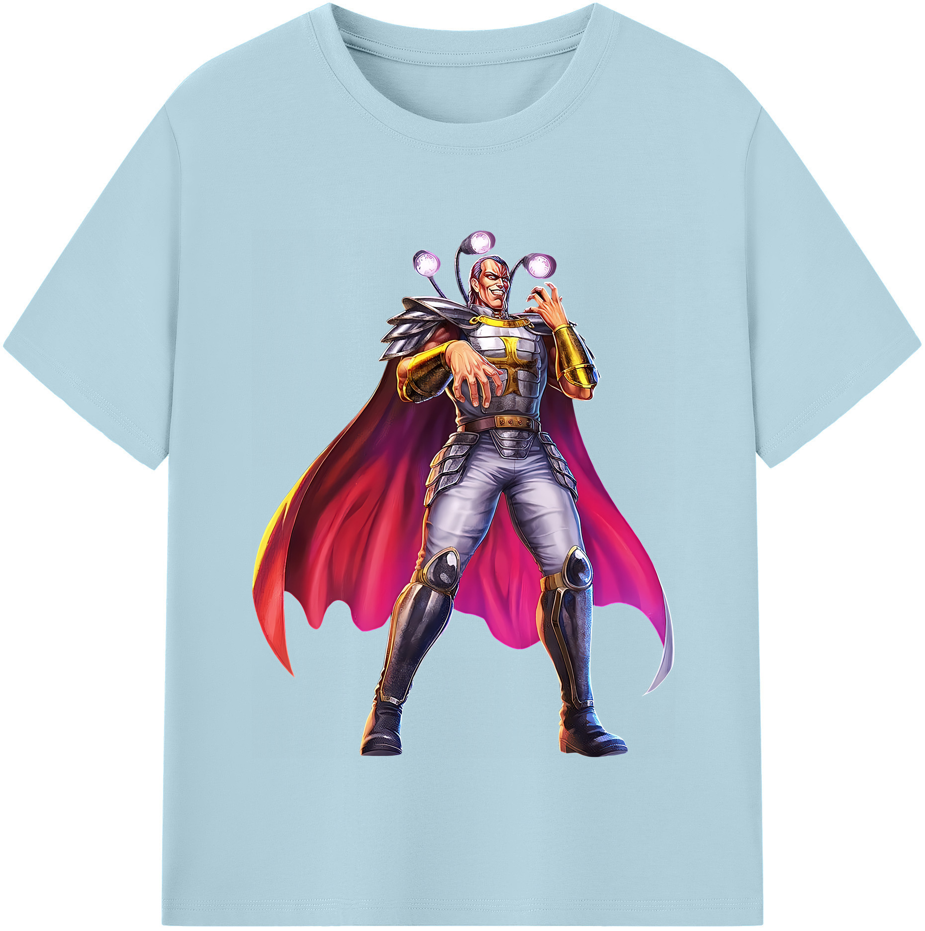 （画像用） 北斗の拳 Fist of the North Star 綿100％半袖Tシャツ（フロントプリント）